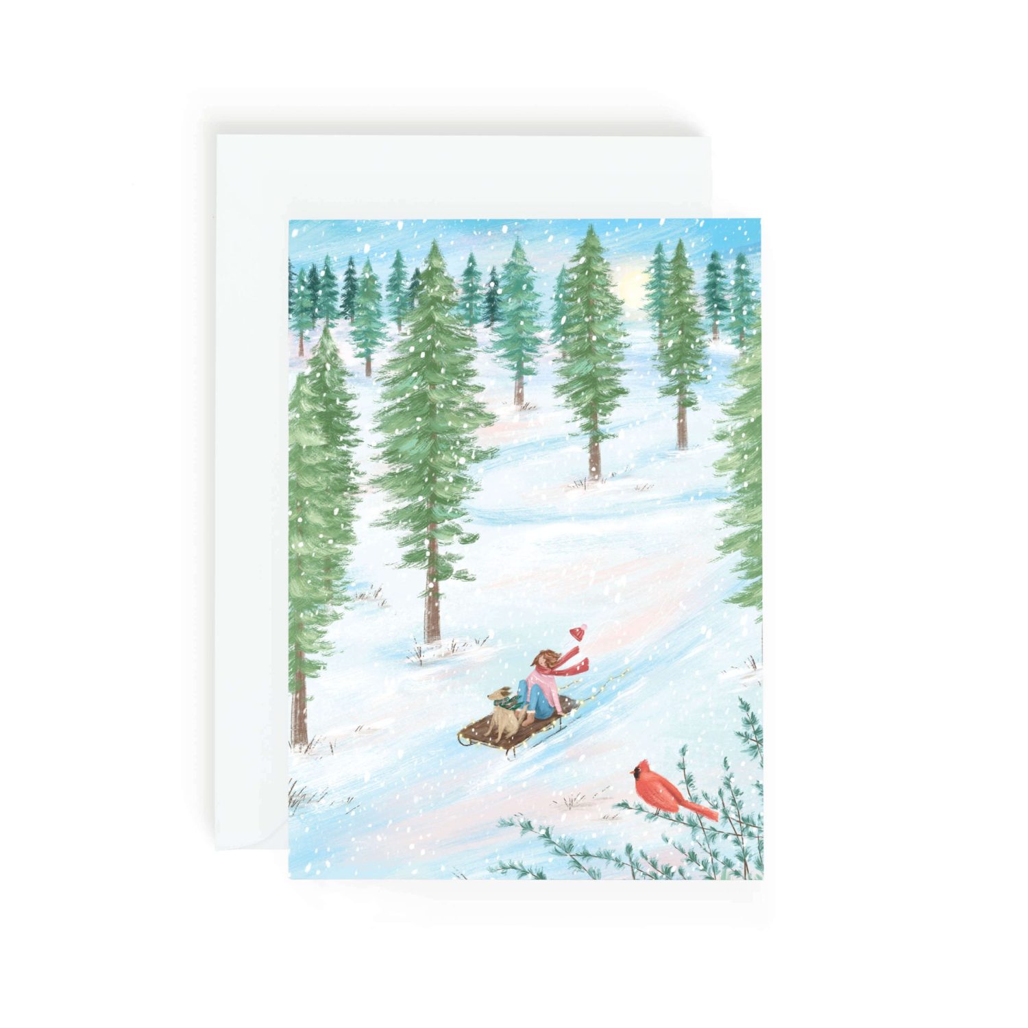 Sleigh Ride Christmas Card