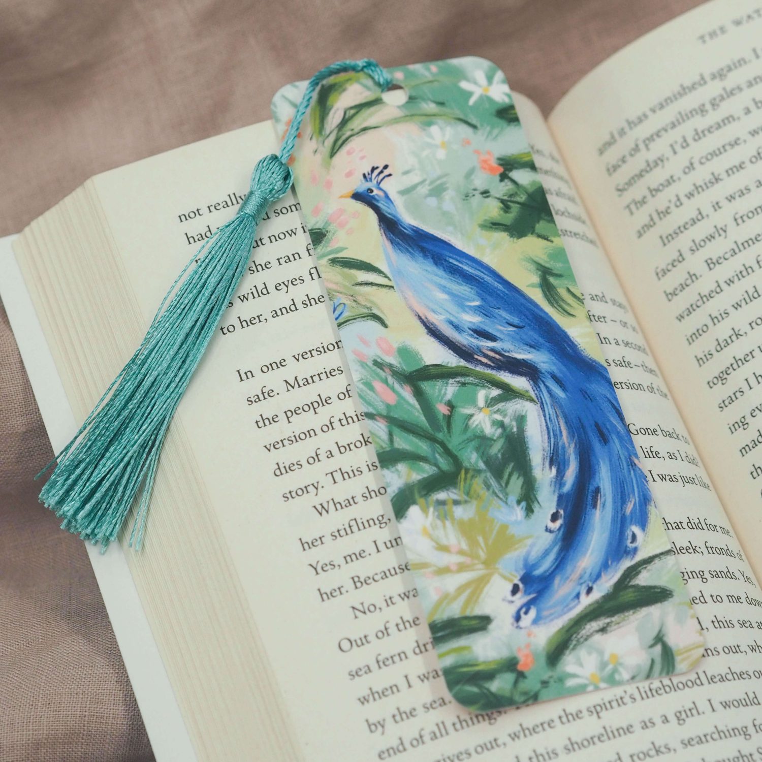 Peacock Gardens Bookmark