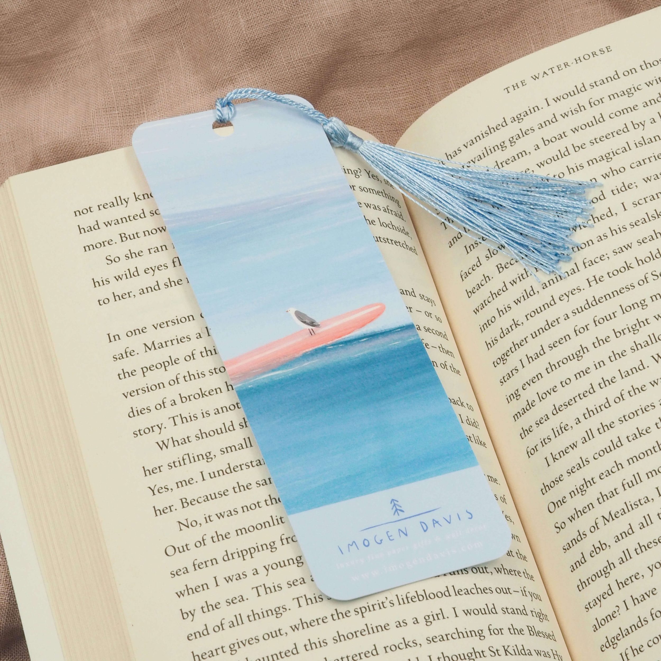 Surfer and Seagull Bookmark - Image 2