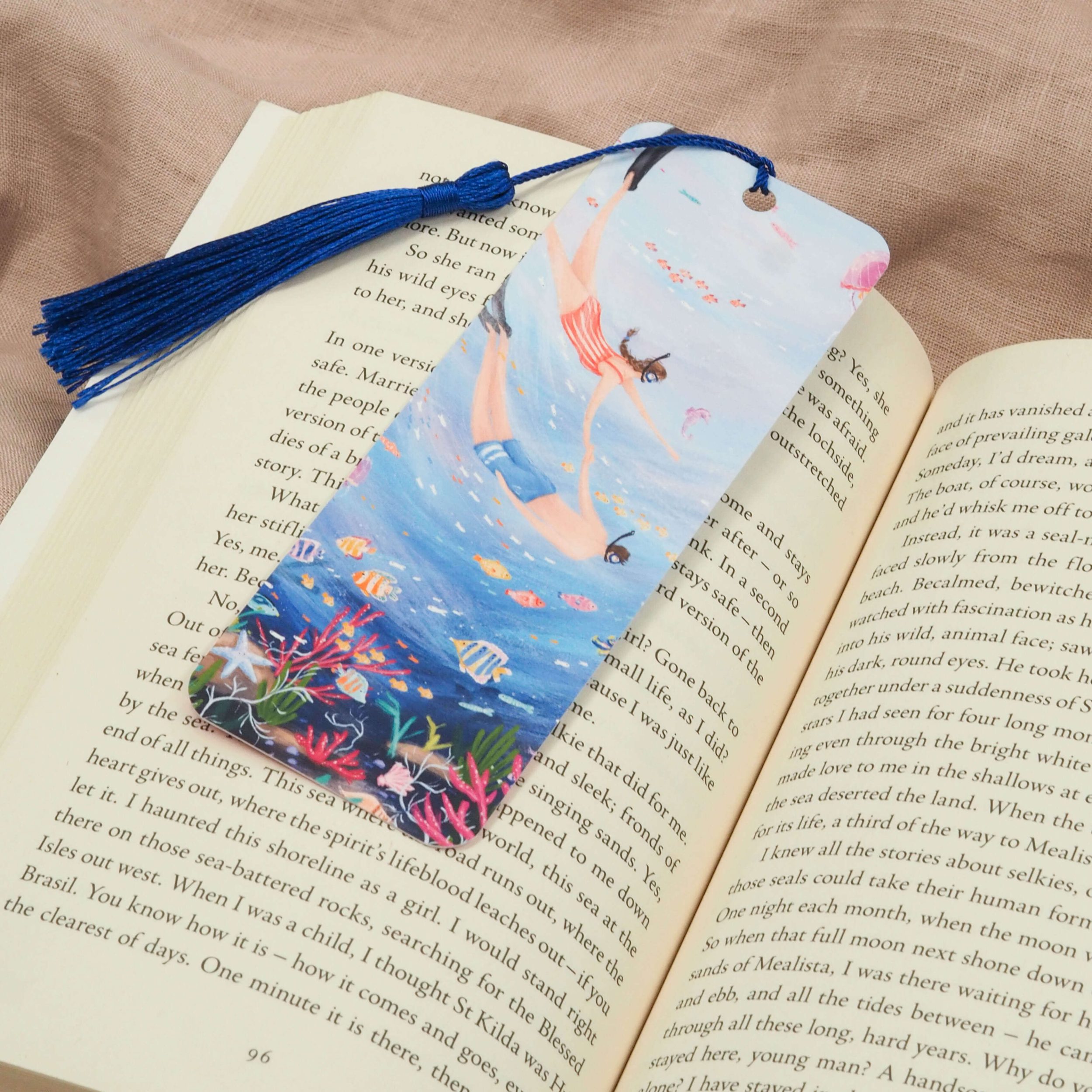 Snorkel Divers Bookmark