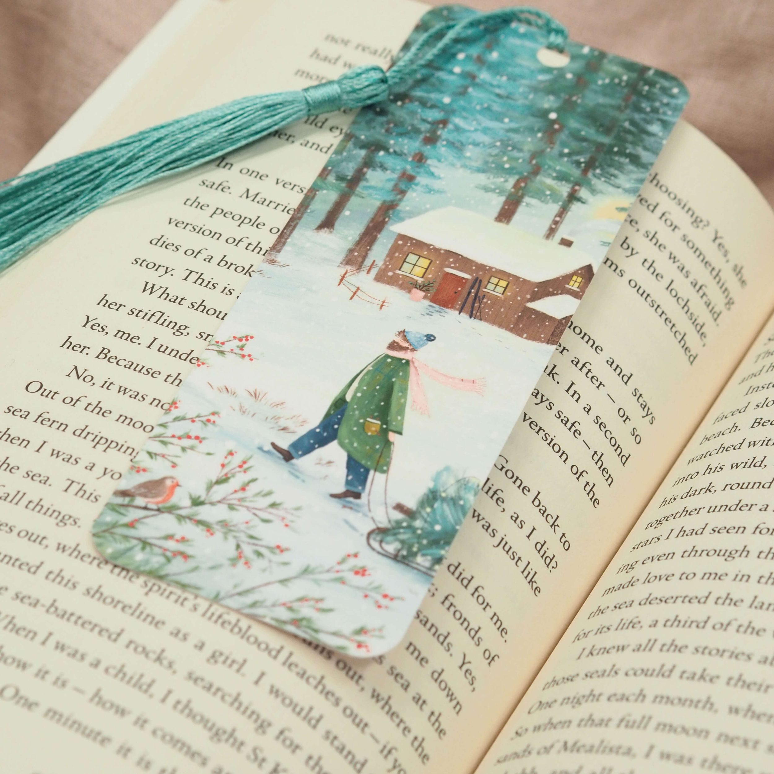 Christmas Cabin Bookmark - Image 3